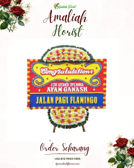 Sewa Papan Bunga Huta Barangan
